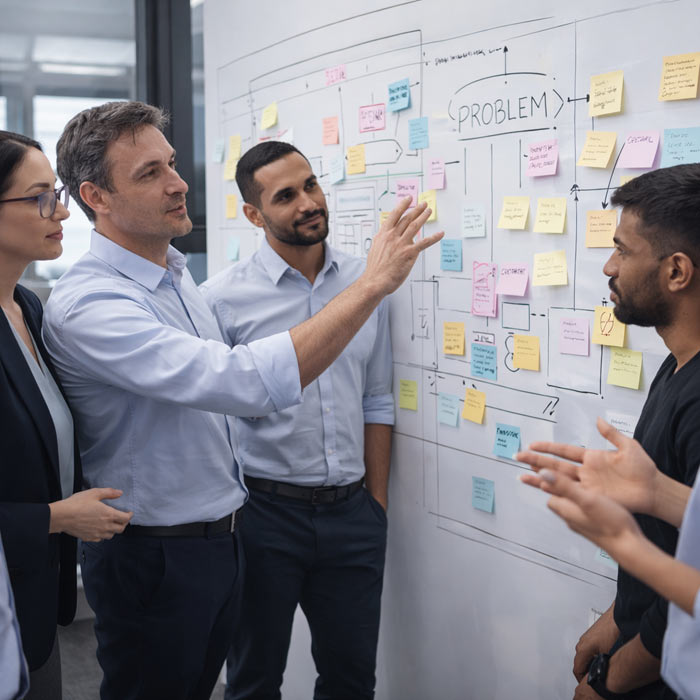 Avancea. We don't lead with frameworks.